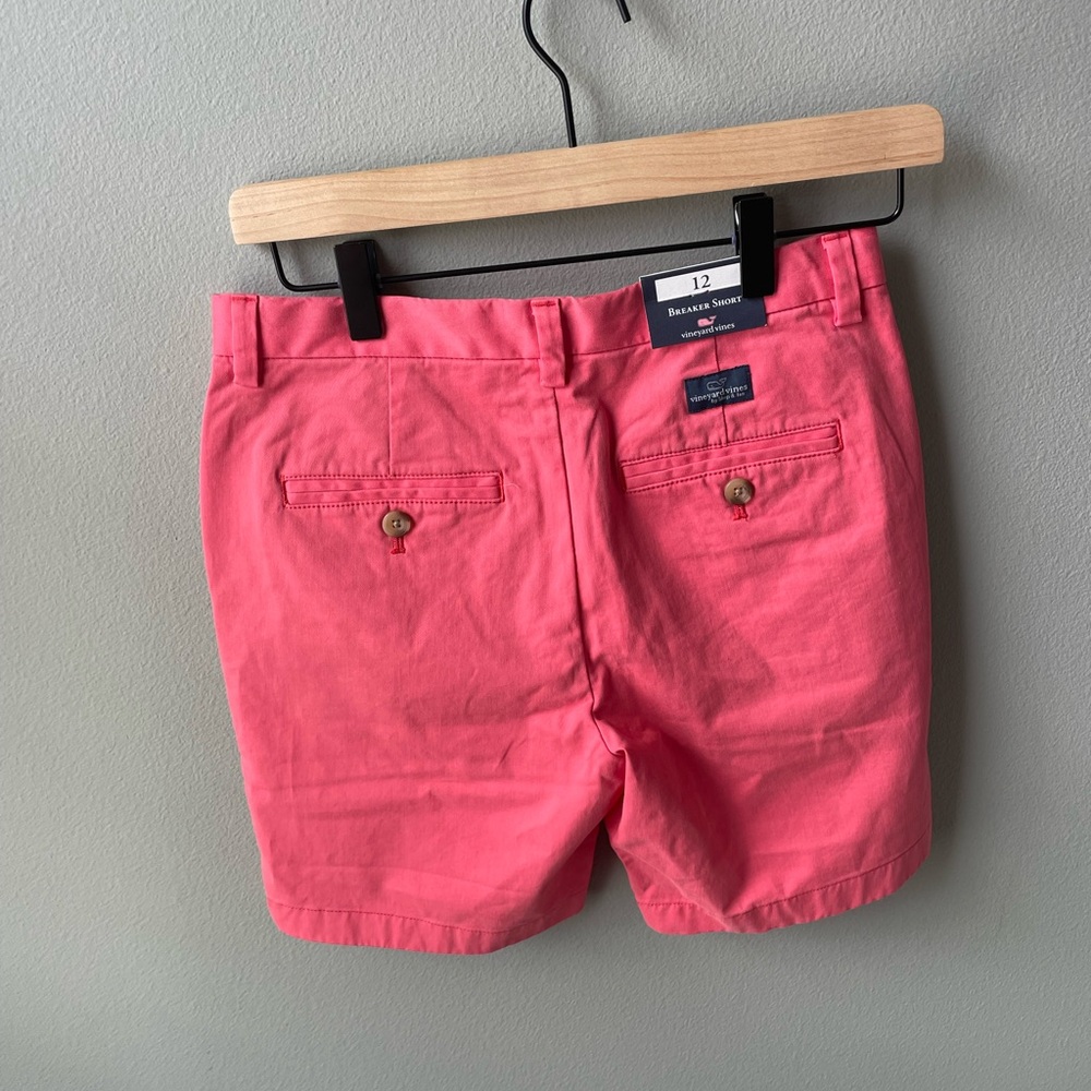 Vineyard Vines Boys Stretch Breaker Shorts Color Jetty Red NWT - Picture 6 of 6